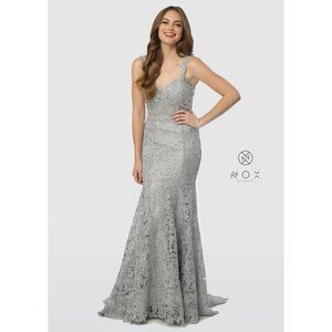 BEAUTIFUL DRESS-R216-SILVER
